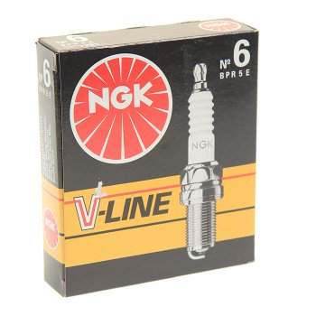 419 р. Свеча зажигания ЗМЗ-406 V-LINE №6 NGK (1шт.) NGK 7281  с доставкой в г. Керчь. Увеличить фотографию 3