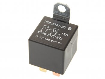 329 р. Реле электромагнитное 12V 5-ти контактное 6520А замык. с кронштейном АВАР АВАР 738.3747-30  с доставкой в г. Керчь. Увеличить фотографию 1