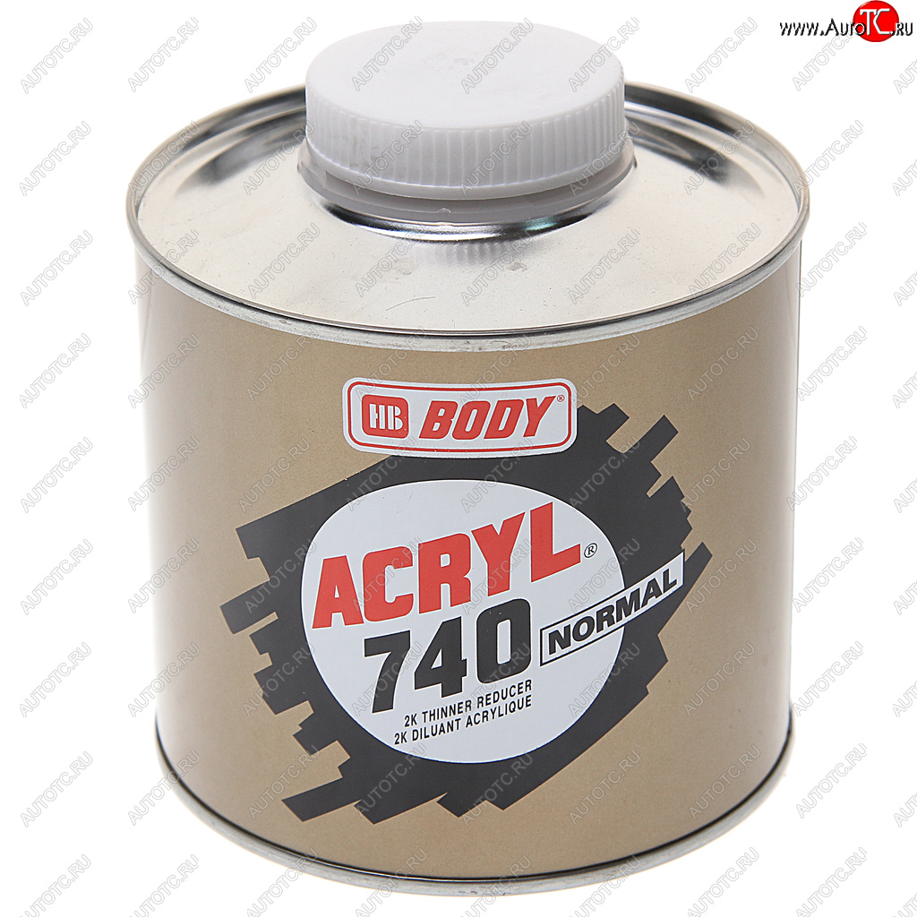 699 р. Растворитель ACRYL 740 Normal 0.5л BODY BODY 7400000000  с доставкой в г. Керчь