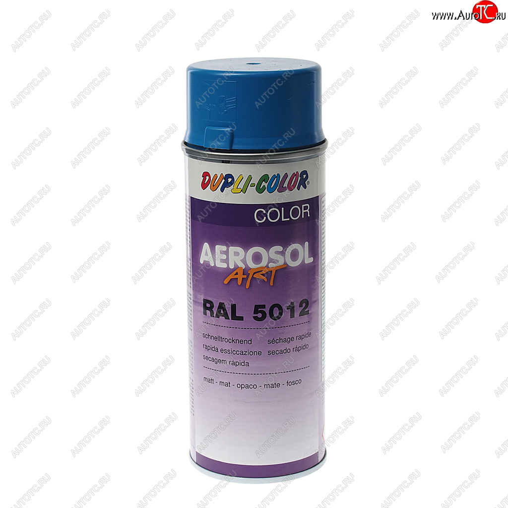 283 р. Краска голубая матовая 400мл RAL5012 DUPLI COLOR DUPLI COLOR 741487  с доставкой в г. Керчь
