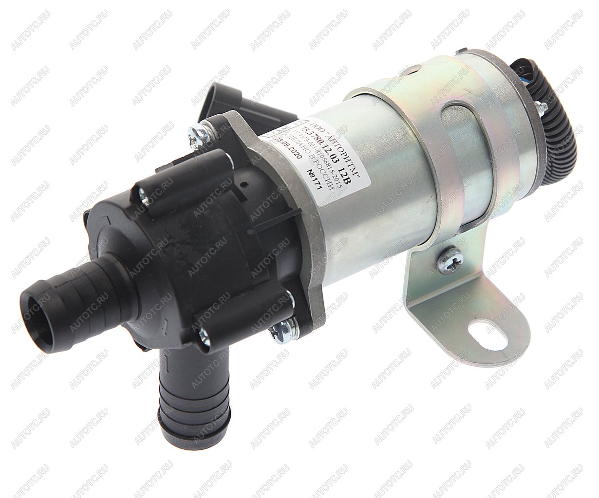3 699 р. Насос отопителя салона d=20мм 12V ГАЗ-3302 АВТОРИТМ Авторитм ООО (Набережные Челны) 75.3780.12.03  с доставкой в г. Керчь