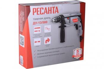 2 999 р. Дрель ударная 580Вт РЕСАНТА РЕСАНТА 7581  с доставкой в г. Керчь. Увеличить фотографию 13