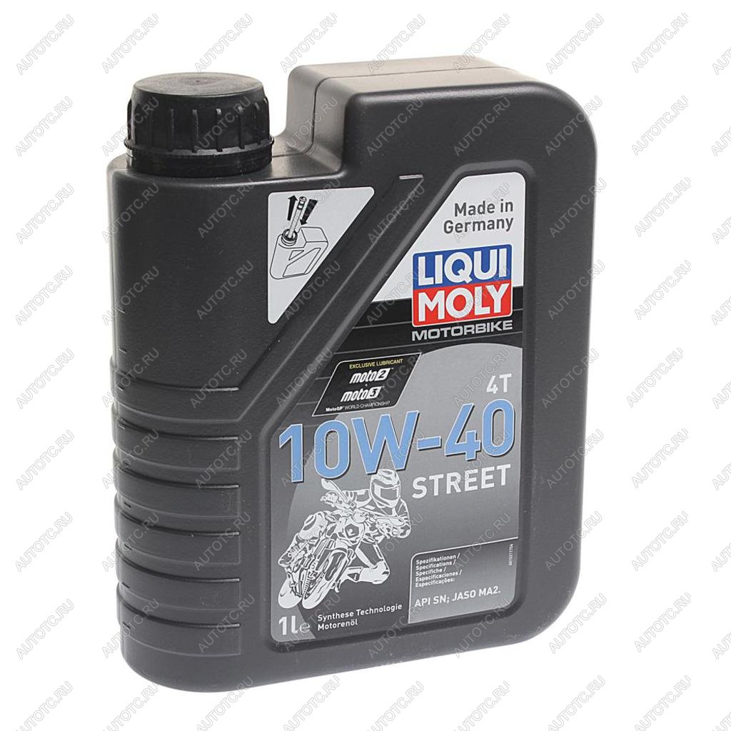1 699 р. Масло моторное для 4-х тактных двигателей Motorbike 4T 10W40 синт.1л LIQUI MOLY LIQUI MOLY 7609  с доставкой в г. Керчь