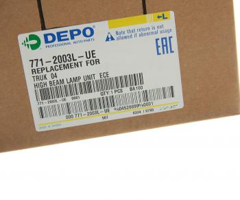 2 689 р. Фара SCANIA 4,P,G,R,T series дальнего света левая внутреняя DEPO DEPO 7712003lue  с доставкой в г. Керчь. Увеличить фотографию 5
