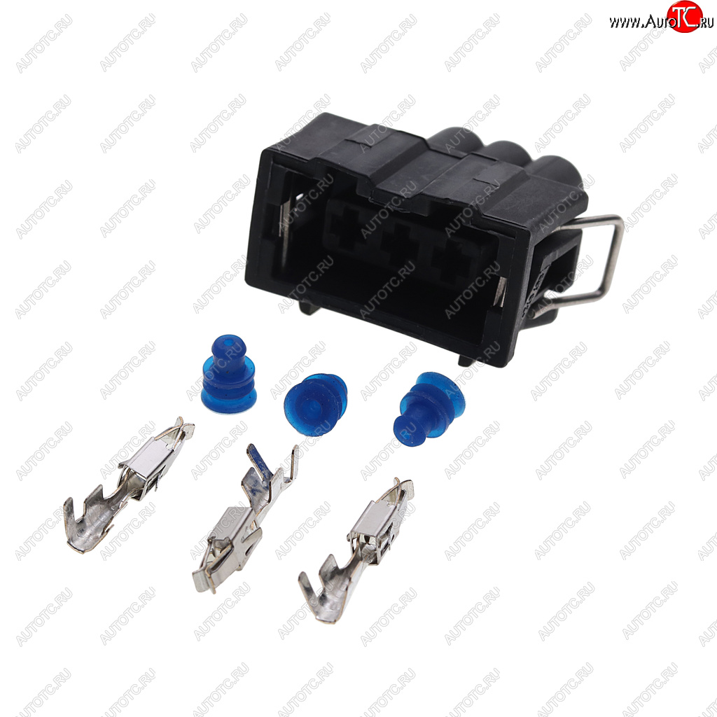 699 р. Разъем VW AUDI SEAT SKODA электрический (3-х контактный) TE PARTS TE PARTS 7810113 TE PARTS 7810113  с доставкой в г. Керчь