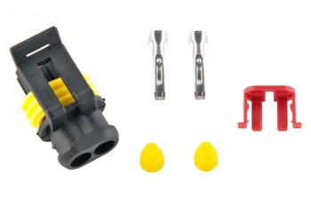 217 р. Разъем IVECO RENAULT VOLVO SCANIA электрический (2-х контактный) (замена 7810129) TE PARTS TE PARTS 7810133   с доставкой в г. Керчь. Увеличить фотографию 1
