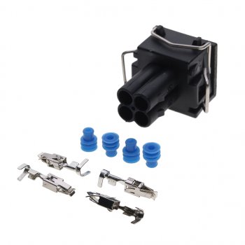 589 р. Разъем VW AUDI SEAT SKODA электрический (4-х контактный) TE PARTS TE PARTS 7810140  с доставкой в г. Керчь. Увеличить фотографию 2