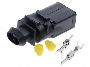 569 р. Разъем VW AUDI SEAT SKODA электрический (2-х контактный) (ответная часть 7810636) TE PARTS TE PARTS 7810637  с доставкой в г. Керчь. Увеличить фотографию 1