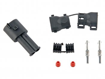 399 р. Разъем MAN VW DAF электрический (2х контактный) TE PARTS TE PARTS 7811439  с доставкой в г. Керчь. Увеличить фотографию 1
