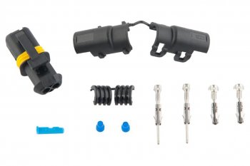 399 р. Разъем DAF электрический (2х контактный) TE PARTS TE PARTS 7811688  с доставкой в г. Керчь. Увеличить фотографию 3
