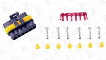 299 р. Разъем IVECO электрический (6-ти контактный) (ответная часть 7813062) TE PARTS TE PARTS 7813067  с доставкой в г. Керчь. Увеличить фотографию 1