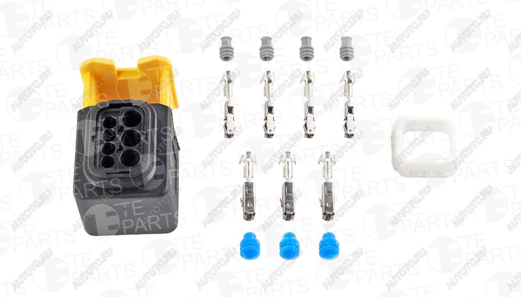 1 599 р. Разъем MERCEDES DAF SCANIA электрический (7-ми контактный) TE PARTS TE PARTS 7814577  с доставкой в г. Керчь