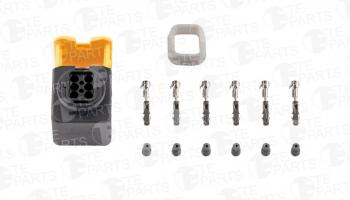 1 179 р. Разъем SCANIA электрический (6-ти контактный) TE PARTS TE PARTS 7814969  с доставкой в г. Керчь. Увеличить фотографию 1