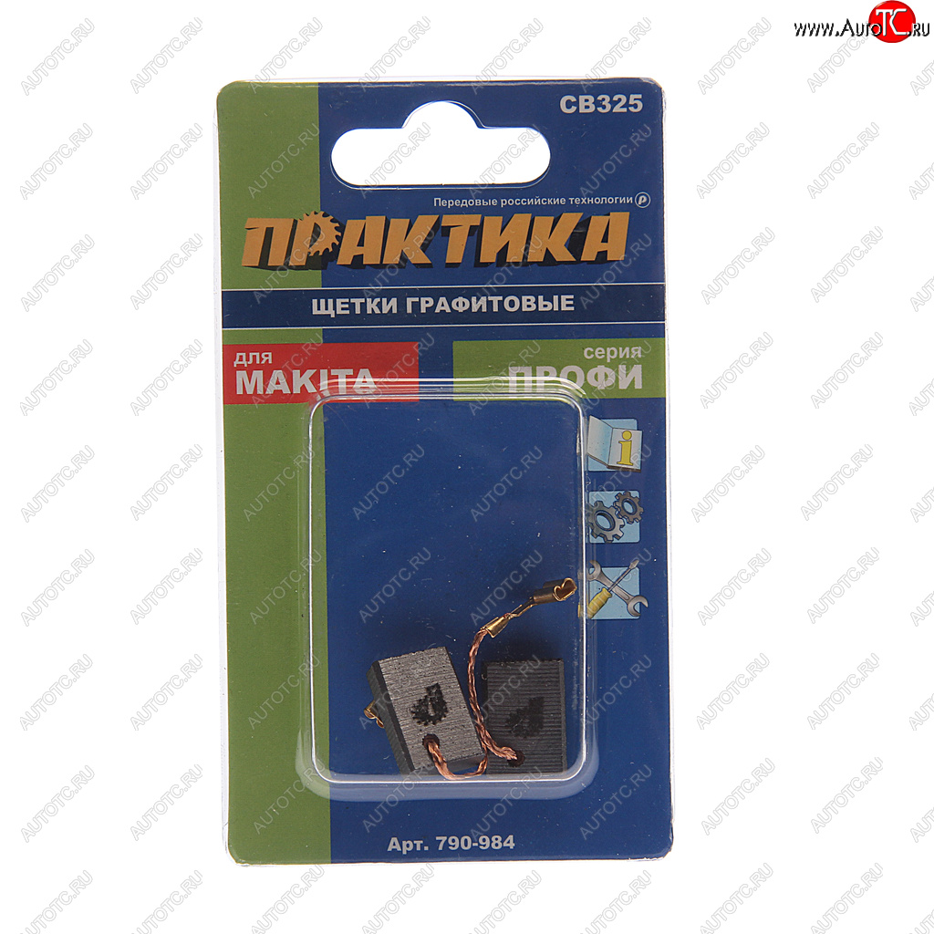 114 р. Щетка графитовая 5х11х16мм для инструмента MAKITA (аналог CB-325арт.194074-2) ПРАКТИКА ПРАКТИКА 790-984  с доставкой в г. Керчь