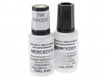 699 р. Краска с кистью 20мл MERCEDES 799 2-х компонентная PODKRASKA PODKRASKA 799  с доставкой в г. Керчь. Увеличить фотографию 1