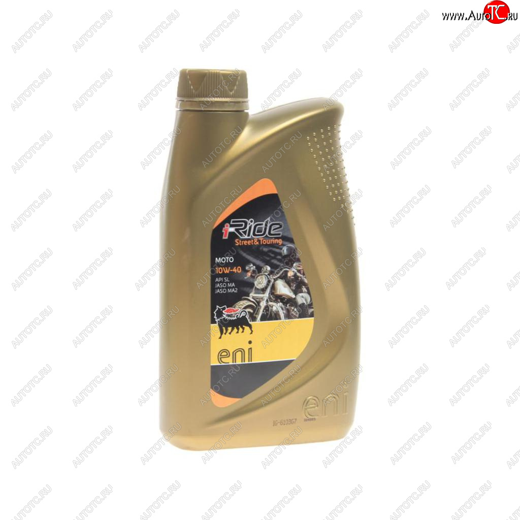 1 329 р. Масло моторное для 4-х тактных двигателей I-RIDE MOTO 10W40 псинт.1л ENI ENI 8003699008564  с доставкой в г. Керчь