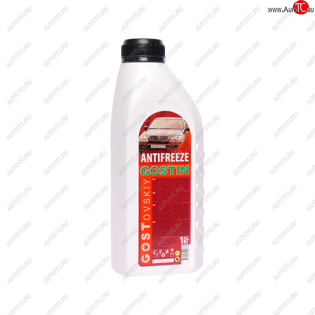 175 р. Антифриз красный -40C 1кг0.94л ГОСТОВСКИЙ ГОСТОВСКИЙ 803510  с доставкой в г. Керчь