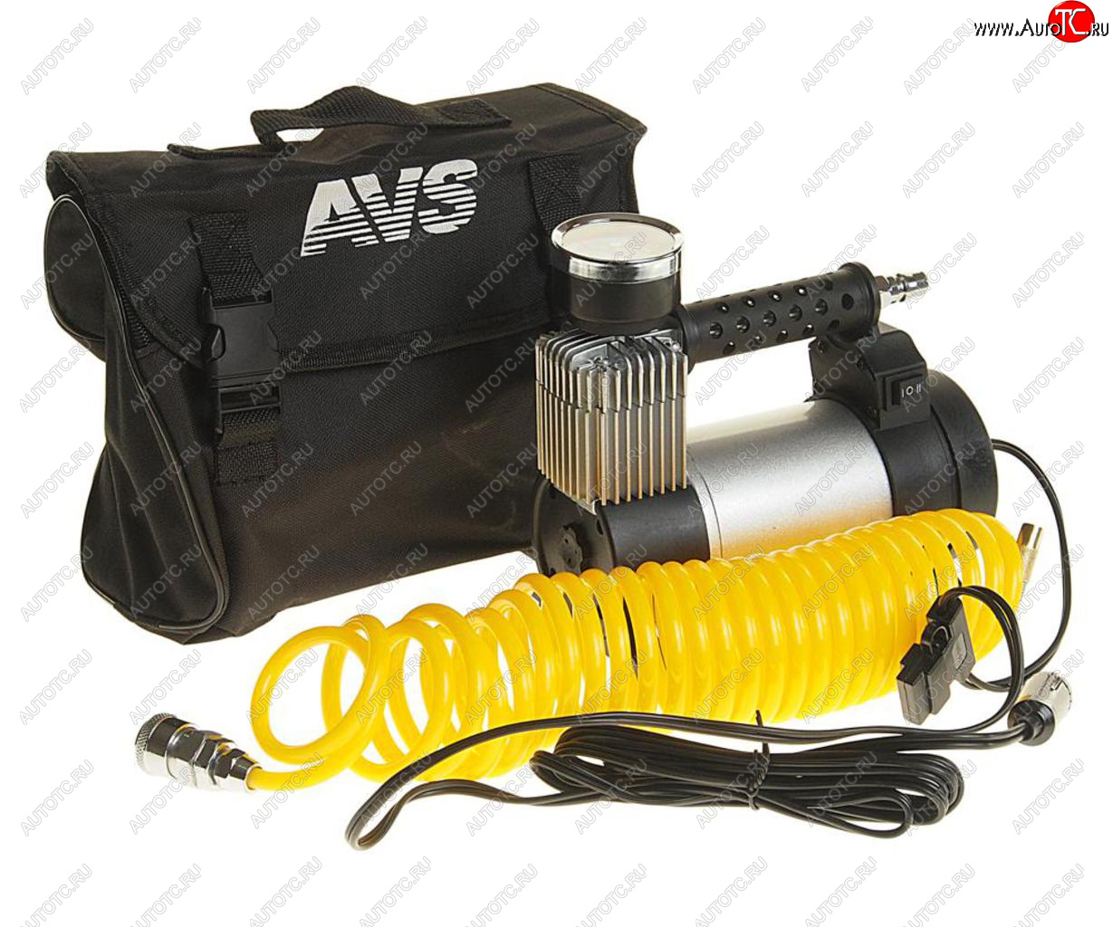 4 599 р. Компрессор автомобильный 45лмин. 10атм. 14А 12V в прикуриватель (сумка) Turbo AVS AVS 80507  с доставкой в г. Керчь