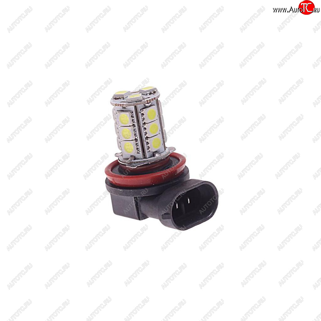 339 р. Лампа светодиодная 12V H11 PGJ19-2 6000K 18 светодиодов MEGAPOWER MEGAPOWER-AUTOMOTIVE 80571  с доставкой в г. Керчь