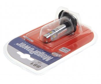 389 р. Лампа светодиодная 12V H27W1 PG13 6000K 5 светодиодов блистер (1шт.) MEGAPOWER MEGAPOWER-AUTOMOTIVE 80616бл  с доставкой в г. Керчь. Увеличить фотографию 2