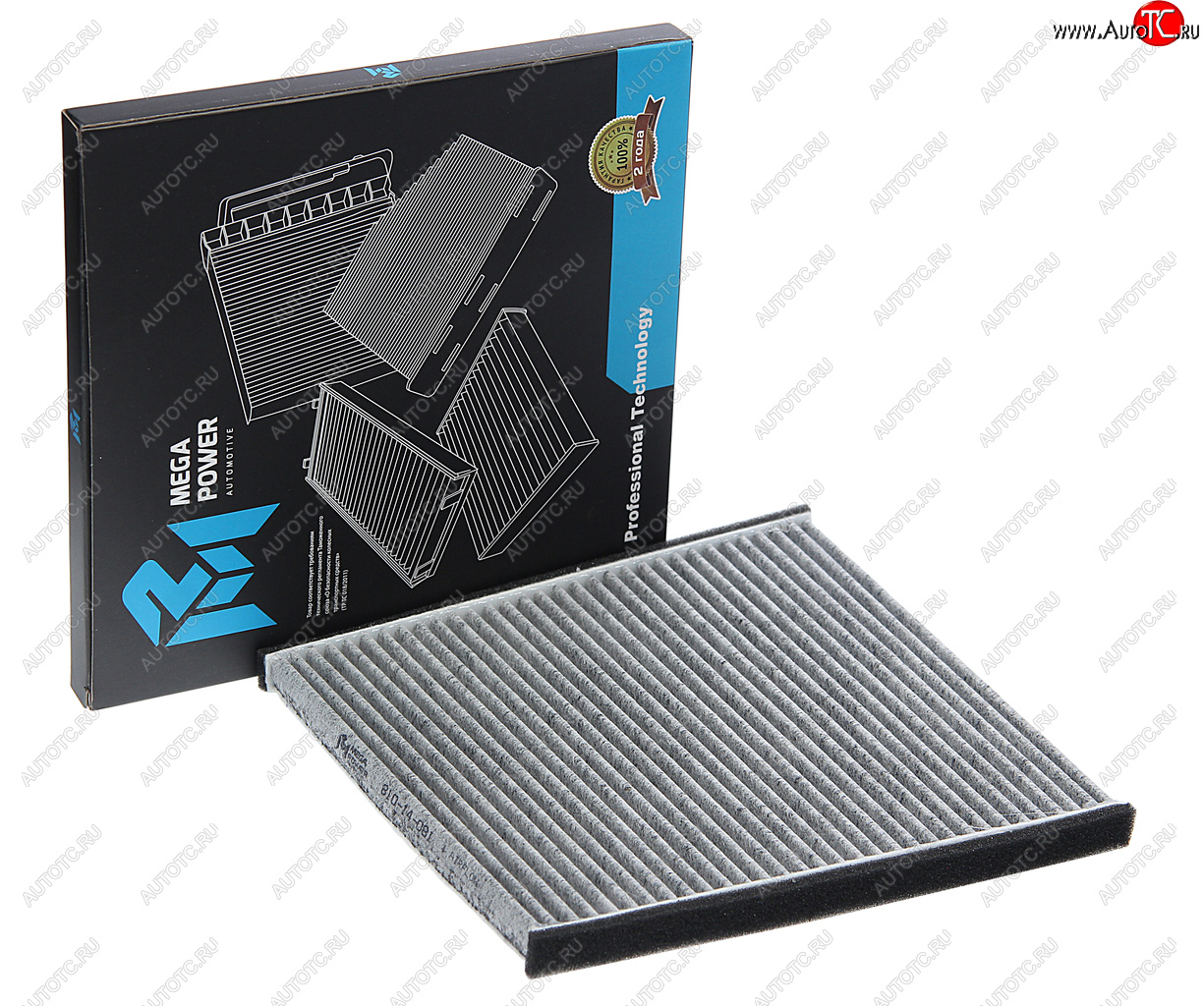 201 р. Фильтр воздушный салона TOYOTA Camry (01-06) LEXUS RX (03-08) угольный MEGAPOWER MEGAPOWER 810-14-081  с доставкой в г. Керчь