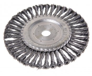 1 479 р. Кордщетка для УШМ дисковая 200мм крученая сталь 22мм PATRIOT PATRIOT 813010014  с доставкой в г. Керчь. Увеличить фотографию 1