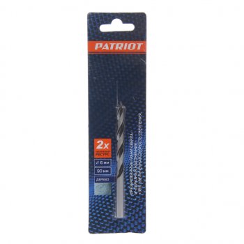 120 р. Сверло по дереву 6.0х90мм PATRIOT PATRIOT 815010073  с доставкой в г. Керчь. Увеличить фотографию 1