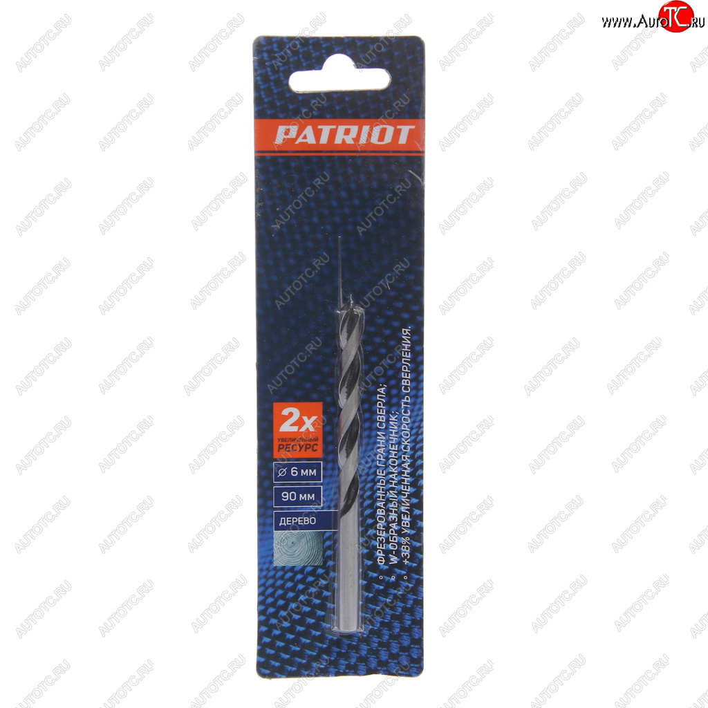 120 р. Сверло по дереву 6.0х90мм PATRIOT PATRIOT 815010073  с доставкой в г. Керчь