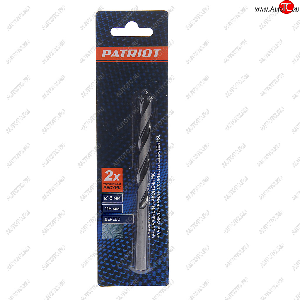 170 р. Сверло по дереву 8.0х115мм PATRIOT PATRIOT 815010075  с доставкой в г. Керчь
