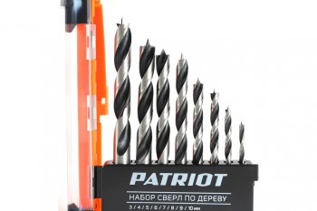 849 р. Набор сверл по дереву 4.0-10.0мм (8шт.) PATRIOT PATRIOT 815010103  с доставкой в г. Керчь. Увеличить фотографию 2