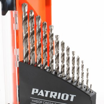 1 599 р. Набор сверл по металлу 1.5-6.5мм HSS (13шт.) PATRIOT PATRIOT 815010104  с доставкой в г. Керчь. Увеличить фотографию 4