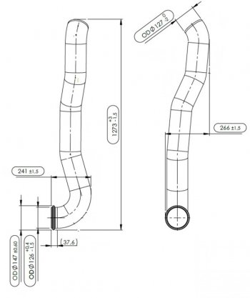 13 349 р. Глушитель VOLVO (ЕВРО-5) DINEX DINEX 81733 DINEX 81733  с доставкой в г. Керчь. Увеличить фотографию 2
