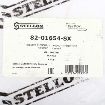 9 199 р. Гофра SCANIA выхлопной системы (114х950) STELLOX STELLOX 82-01654-sx  с доставкой в г. Керчь. Увеличить фотографию 4