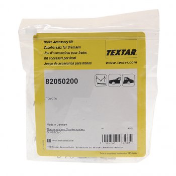 759 р. Ремкомплект TOYOTA Sequoia (00-07) колодок тормозных задних TEXTAR TEXTAR 82050200  с доставкой в г. Керчь. Увеличить фотографию 2