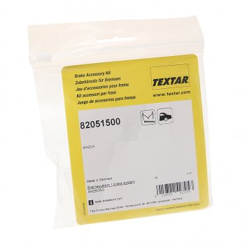 769 р. Ремкомплект MAZDA 323 колодок тормозных задних TEXTAR TEXTAR 82051500  с доставкой в г. Керчь. Увеличить фотографию 2