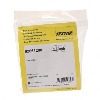 699 р. Ремкомплект NISSAN Primera P12 колодок тормозных передних TEXTAR TEXTAR 82061200  с доставкой в г. Керчь. Увеличить фотографию 2
