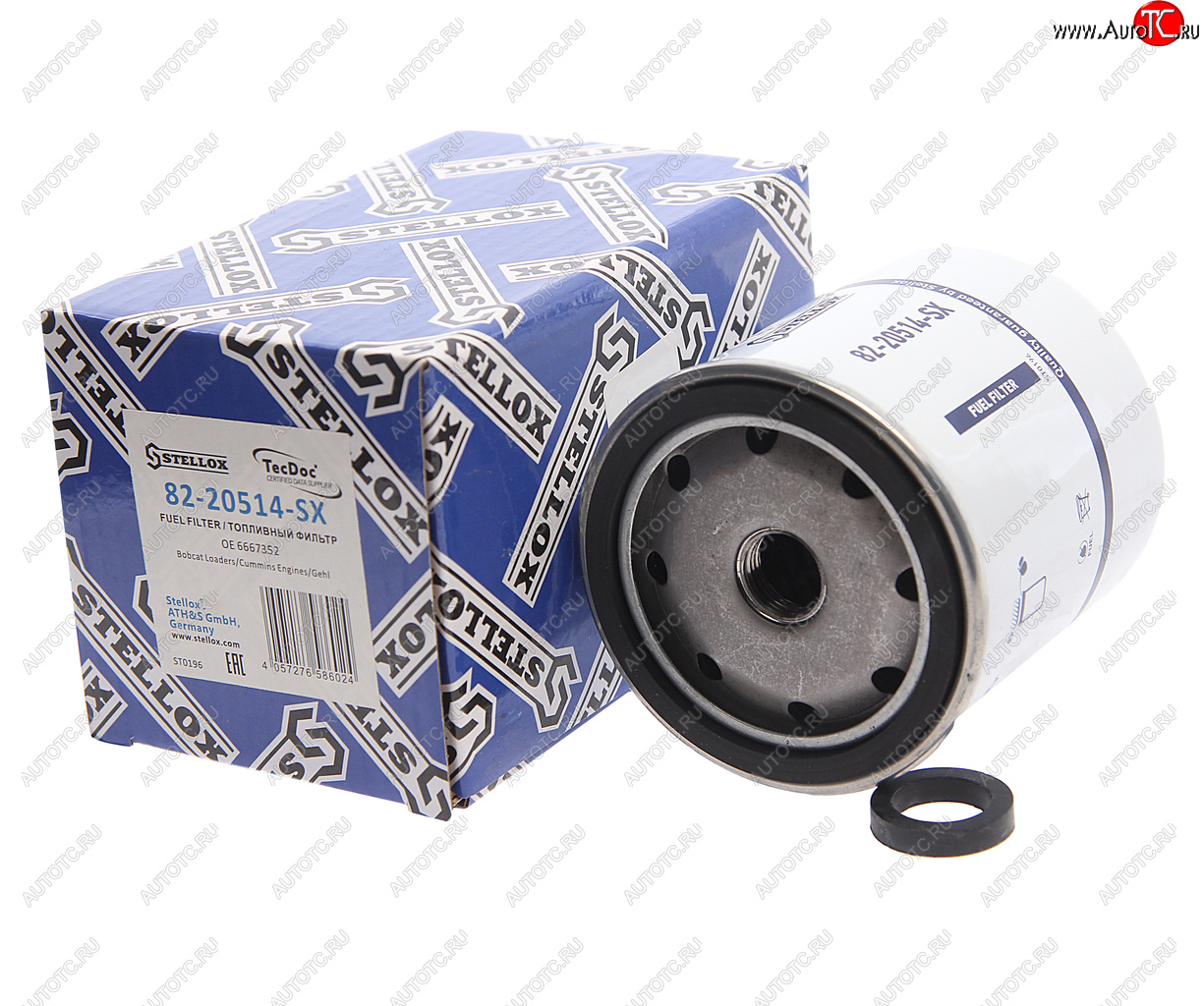1 039 р. Фильтр топливный BOBCAT A,B,E,MT,S,T,V series STELLOX STELLOX 82-20514-sx  с доставкой в г. Керчь