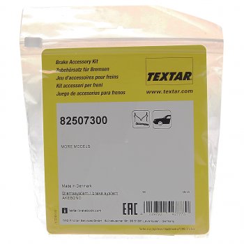 1 099 р. Комплект MITSUBISHI Lancer (07-),Galant (96-) монтажный колодок тормозных передних TEXTAR TEXTAR 82507300  с доставкой в г. Керчь. Увеличить фотографию 2