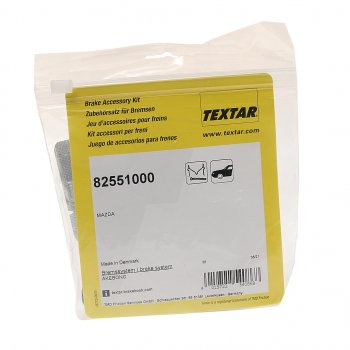 4 199 р. Ремкомплект MAZDA CX-5 (12-) колодок тормозных передних (комплект) TEXTAR TEXTAR 82551000 TEXTAR 82551000  с доставкой в г. Керчь. Увеличить фотографию 2