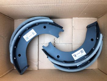 6 949 р. Колодки тормозные УНИКОМ прицеп модель 8301 (4шт.) комплект на ось BRAKE BLOCKS BRAKE BLOCKS 8301.02.021.7  с доставкой в г. Керчь. Увеличить фотографию 3