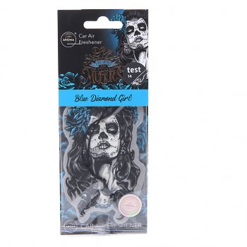 157 р. Ароматизатор подвесной пластина (blue diamond girl) Dia De Los Muertos AROMA CAR AROMA CAR 83116  с доставкой в г. Керчь. Увеличить фотографию 1