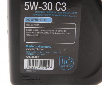 1 299 р. Масло моторное TECHNOLOGY 5W30 C3 синт.1л BIZOL BIZOL 85120  с доставкой в г. Керчь. Увеличить фотографию 2