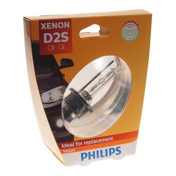 5 999 р. Лампа ксеноновая D2S 4600K блистер (1шт.) Xenon Vision PHILIPS PHILIPS 85122vis1  с доставкой в г. Керчь. Увеличить фотографию 1