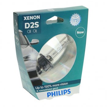 7 299 р. Лампа ксеноновая D2S 35W +150% P32d-2 4800K блистер (1шт.) Xenon X-Treme Vision Gen2 PHILIPS PHILIPS 85122xv2s1  с доставкой в г. Керчь. Увеличить фотографию 1
