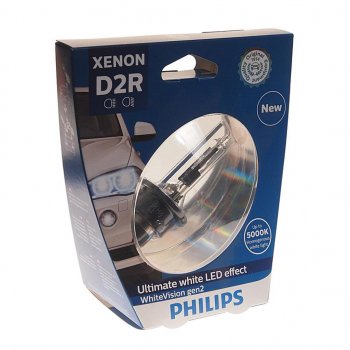 7 699 р. Лампа ксеноновая D2R 35W P32d-3 5000K блистер (1шт.) Xenon White Vision Gen2 PHILIPS PHILIPS 85126whv2s1  с доставкой в г. Керчь. Увеличить фотографию 1
