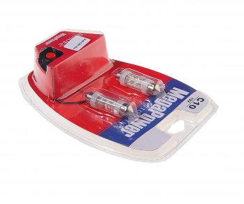 231 р. Лампа светодиодная 12V C10W SV8.5-8 39мм 6000K 6 светодиодов блистер (2шт.) с тестером MEGAPOWER MEGAPOWER-AUTOMOTIVE 85154w-2блт  с доставкой в г. Керчь. Увеличить фотографию 2