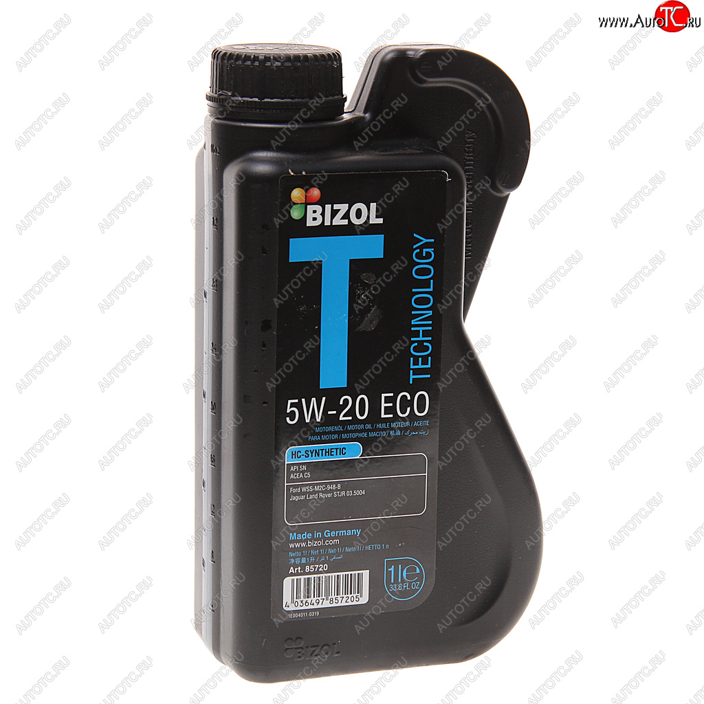 1 569 р. Масло моторное TECHNOLOGY 5W20 ECO синт.1л BIZOL BIZOL 85720  с доставкой в г. Керчь