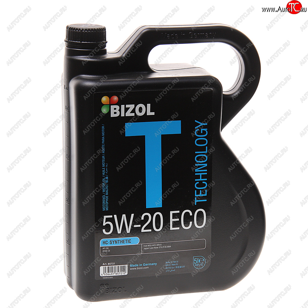 6 799 р. Масло моторное TECHNOLOGY 5W20 ECO синт.5л BIZOL BIZOL 85721  с доставкой в г. Керчь