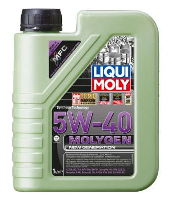 2 459 р. Масло моторное MOLYGEN 5W40 синт.1л LIQUI MOLY LIQUI MOLY 8576  с доставкой в г. Керчь. Увеличить фотографию 1