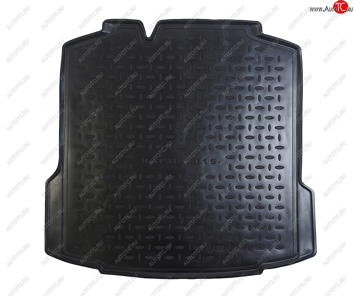 1 599 р. Коврик багажника SKODA Rapid (16-) полиуретан SEINTEX SEINTEX 87635  с доставкой в г. Керчь